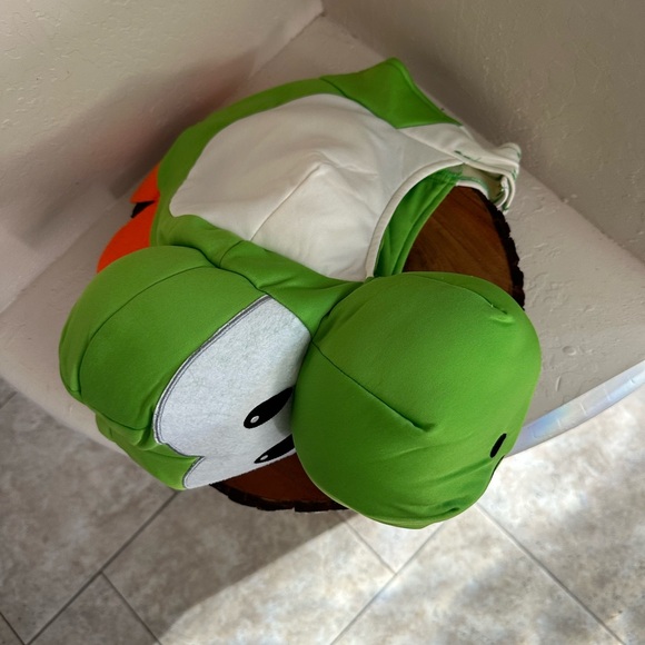 Nintendo Yoshi Adult Costume Hat - Green, White, Orange - Picture 7 of 12